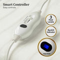 Laura Hill Electric Blanket QUEEN Fitted White