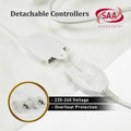 Laura Hill Electric Blanket QUEEN Fitted White