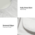 Laura Hill Electric Blanket QUEEN Fitted White