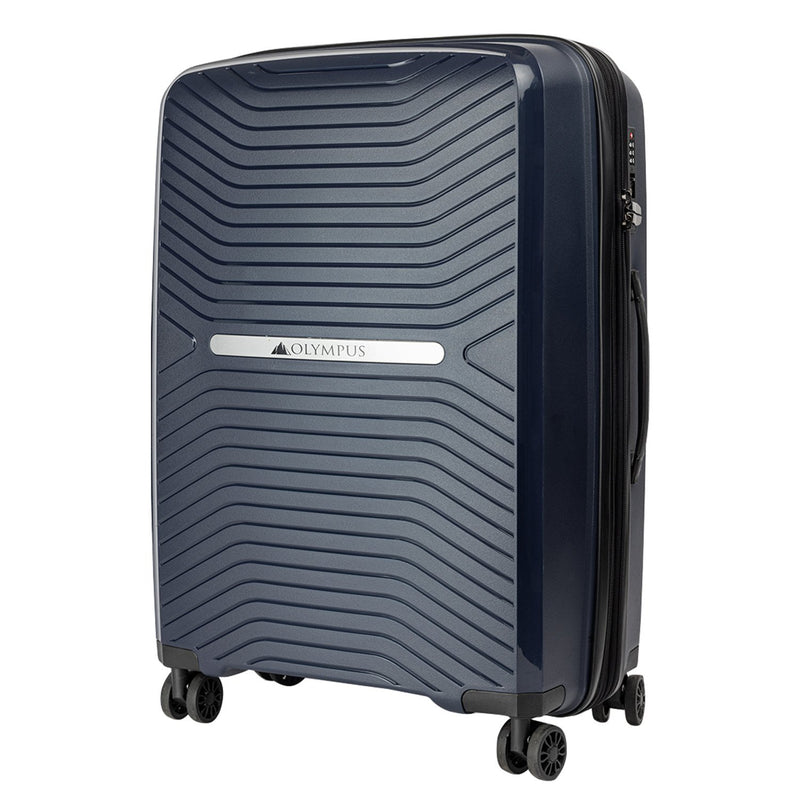 Olympus Astra 20in Hard Shell Suitcase Aegean Blue Lightweight
