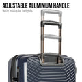 Olympus Astra 20in Hard Shell Suitcase Aegean Blue Lightweight