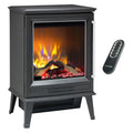 Dimplex Laverton 2kW Freestanding Electric Fireplace Stove Heater, 3D Optiflame Effect, Remote Control, Matte Black