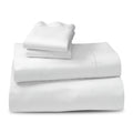 Laura Hill 750 Thread Count Pure Cotton QUEEN Bed Sheet Set 4 Piece Gift Pack - White
