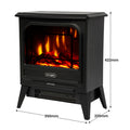 Dimplex 1.2kW MicroStove Optiflame Electric Fire Stove Heater