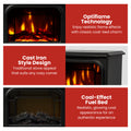 Dimplex 1.2kW MicroStove Optiflame Electric Fire Stove Heater