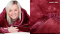 Laura Hill Mink Blanket Queen Faux Fur Double Sided 220x240cm