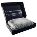 Laura Hill Double-sided Faux Mink Throw 220x240cm Silver