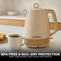 Morphy Richards 1.7L Electric Kettle Swivel Base Boil Dry
