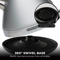 Morphy Richards 1.5L Pyramid Kettle Steel Grey
