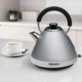 Morphy Richards 1.5L Pyramid Kettle Steel Grey