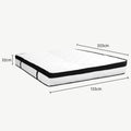 Laura Hill Queen Mattress Euro Top 5 Zone Pocket Spring 32cm