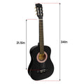 Karrera 34in Acoustic Wooden Guitar Kids Black