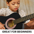 Karrera 34in Acoustic Wooden Guitar Kids Black