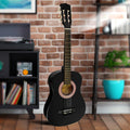 Karrera 34in Acoustic Wooden Guitar Kids Black