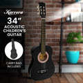 Karrera 34in Acoustic Wooden Guitar Kids Black