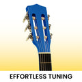 Karrera 34in Acoustic Guitar Kids Blue No Cut