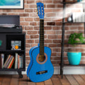 Karrera 34in Acoustic Guitar Kids Blue No Cut
