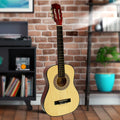 Karrera 34in Wooden Acoustic Childrens Guitar - Natural