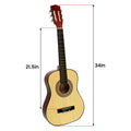 Karrera Kids Acoustic Guitar 34 Inch Natural Wooden