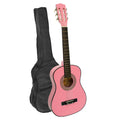 Karrera 34in Acoustic Childrens Wooden Guitar - Pink