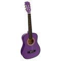 Karrera 34in Acoustic Guitar Purple Kids No Cut