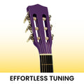 Karrera 34in Acoustic Guitar Purple Kids No Cut