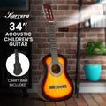 Karrera 34in Acoustic Guitar Kids Wooden Sunburst