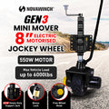 Mini Mover Gen3 12V 550W Electric Jockey Wheel Black