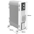 Dimplex 2.4kW Oil Column Heater 9 Fin Turbo Fan Portable
