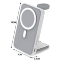 OneAdaptr OneGo 5 in 1 MagSafe Grey Charging Stand Power Bank