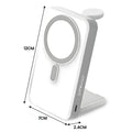 OneAdaptr OneGo White 5 in 1 MagSafe Charging Stand Power Bank