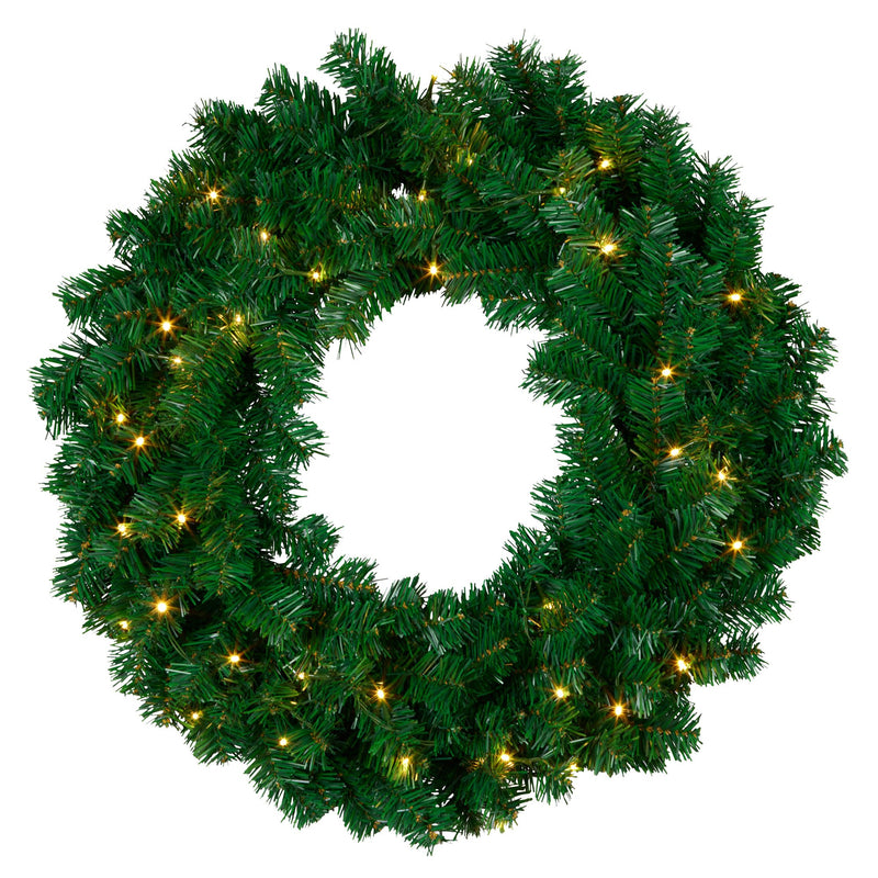 Christabelle 61cm Christmas Wreath LED Lights Front Door