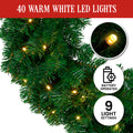 Christabelle 61cm Christmas Wreath LED Lights Front Door