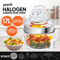 Pronti 17L Digital Convection Oven Air Fryer 1400W Electric