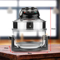 Pronti 17L Turbo Convection Oven Broiler Black