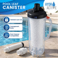 HydroActive Pool Leaf Canister Inline Debris Catcher for Suction Pool Cleaners