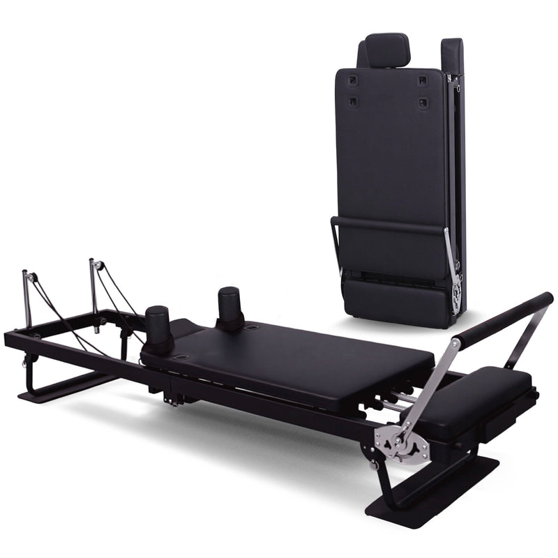 Powertrain Pilates Reformer Board Foldable Steel Ab Trainer Exercise Set
