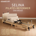 Powertrain Pilates Reformer Wooden Folding w/ Jumpboard Sitting Box