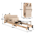 Powertrain Pilates Reformer Wooden Folding w/ Jumpboard Sitting Box