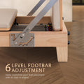 Powertrain Pilates Reformer Wooden Folding w/ Jumpboard Sitting Box