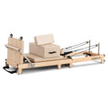Powertrain Pilates Reformer Wooden Folding w/ Jumpboard Sitting Box