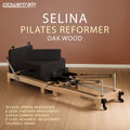 Powertrain Pilates Reformer Machine Wooden Folding Jumpboard Oak