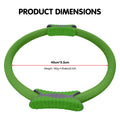 Powertrain Pilates Ring Band Yoga Workout Exercise Green