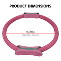 Powertrain Pilates Ring Band Yoga Workout Exercise Pink