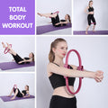 Powertrain Pilates Ring Band Yoga Workout Exercise Pink