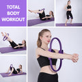 Powertrain Pilates Ring Band Yoga Home Workout Exercise Purple