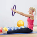 Powertrain Pilates Ring Band Yoga Home Workout Exercise Purple