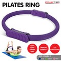 Powertrain Pilates Ring Band Yoga Home Workout Exercise Purple