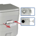 Wallaroo 20L Portable Toilet Camping Flush Pump Press