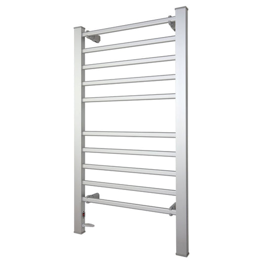Pronti Electric Heated Towel Rack Rail Warmer Silver 160W